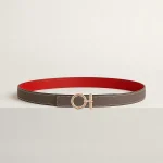 Flot belt buckle & Reversible leather strap 24 mm - Image 2